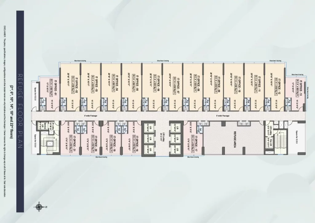Raheja Prime ONE - Floor and Unit plan 3