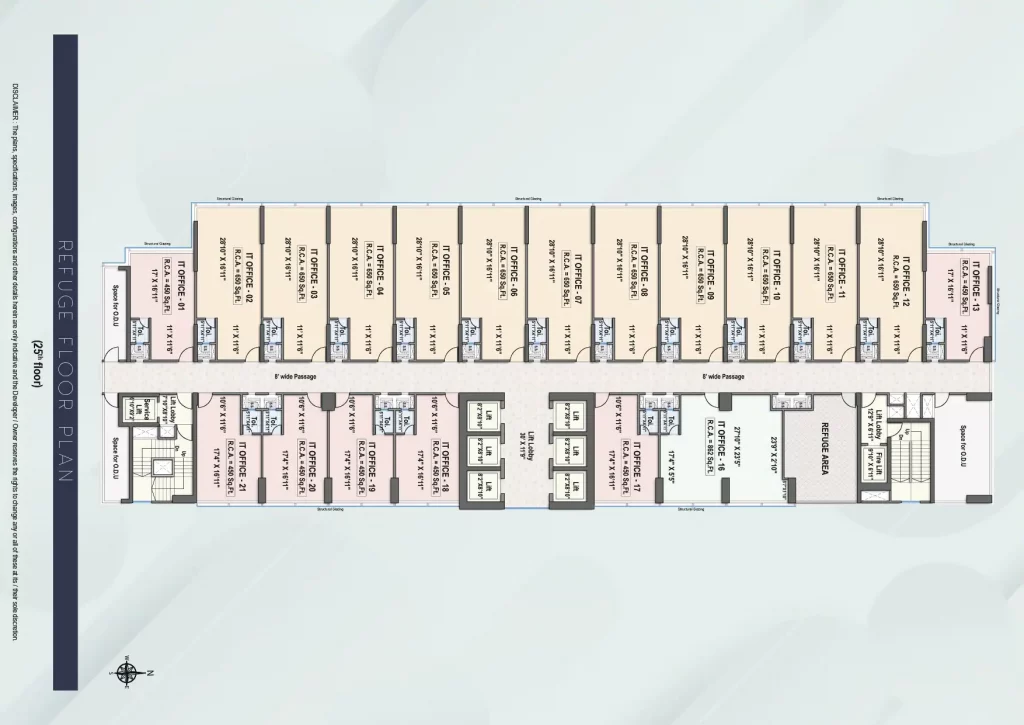 Raheja Prime ONE - Floor and Unit plan 4